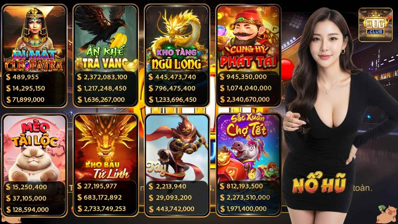 Tổng hợp danh sách các sảnh hũ dễ nổ nhất Hitclub